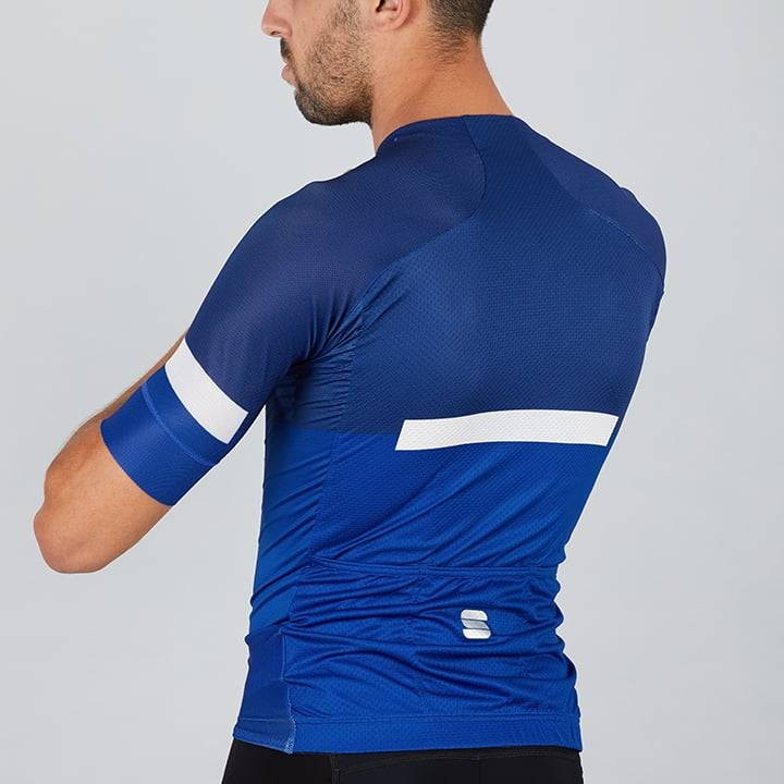 Maillot corto azul SPORTFUL Evo: comodidad y frescura para tus rutas en bici