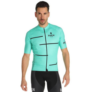 Maillot Disueri verde y negro de BIANCHI MILANO: estilo y comodidad en cada pedalada