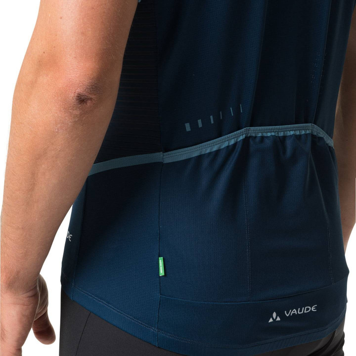 Maillot VAUDE Posta FZ azul: comodidad y frescura para tus rutas en bici