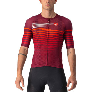 Maillot corto rojo Climber's 3.0 SL de CASTELLI para ciclistas aventureros
