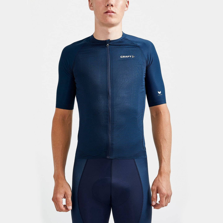 Maillot Pro Nano azul oscuro de CRAFT: comodidad y frescura para tus rutas en bici