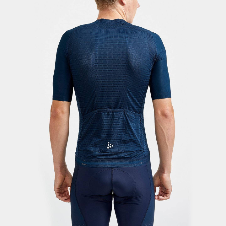 Maillot Pro Nano azul oscuro de CRAFT: comodidad y frescura para tus rutas en bici