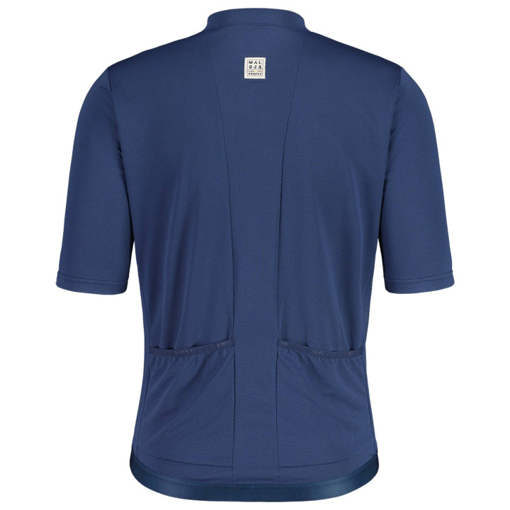 Maillot MALOJA ChivayM azul oscuro: comodidad y frescura para tus rutas en bicicleta
