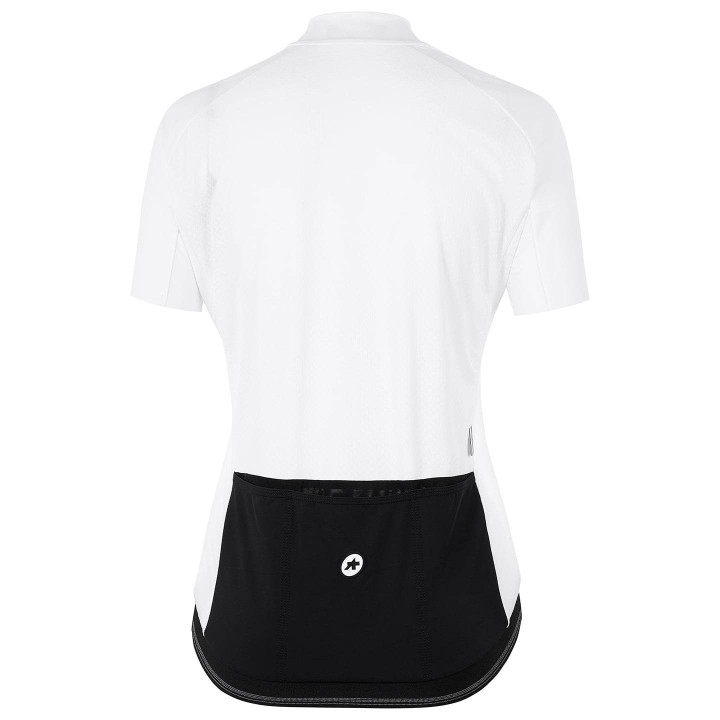 Maillot de ciclismo corto para mujer ASSOS Uma GT C2 Evo en blanco, comodidad y estilo para tus rutas