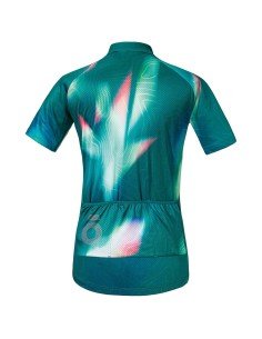 Maillot de ciclismo corto para mujer SCHÖFFEL Vertine en verde, comodidad y estilo para tus paseos 2