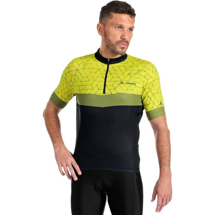 Maillot de Ciclismo VAUDE Posta HZ: Comodidad y Estilo en Verde y Negro