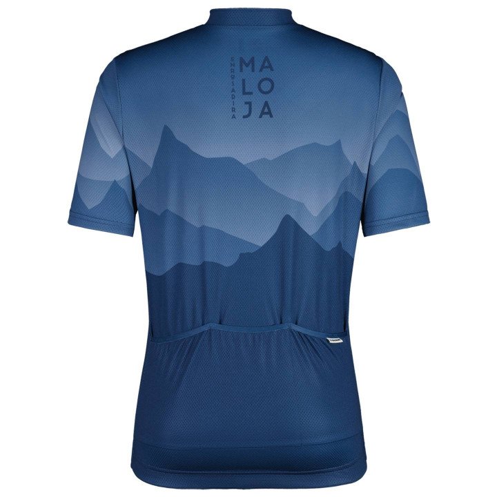 Maillot Maloja PinzagenM azul: comodidad y estilo para ciclistas