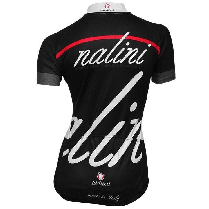 Maillot de Ciclismo Corto para Mujer NALINI Classic Lady en Negro y Blanco