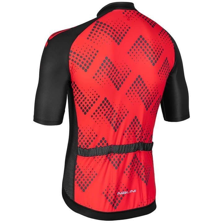 Maillot NALINI Podio 2.0 rojo y negro: comodidad y estilo para tus rutas en bici