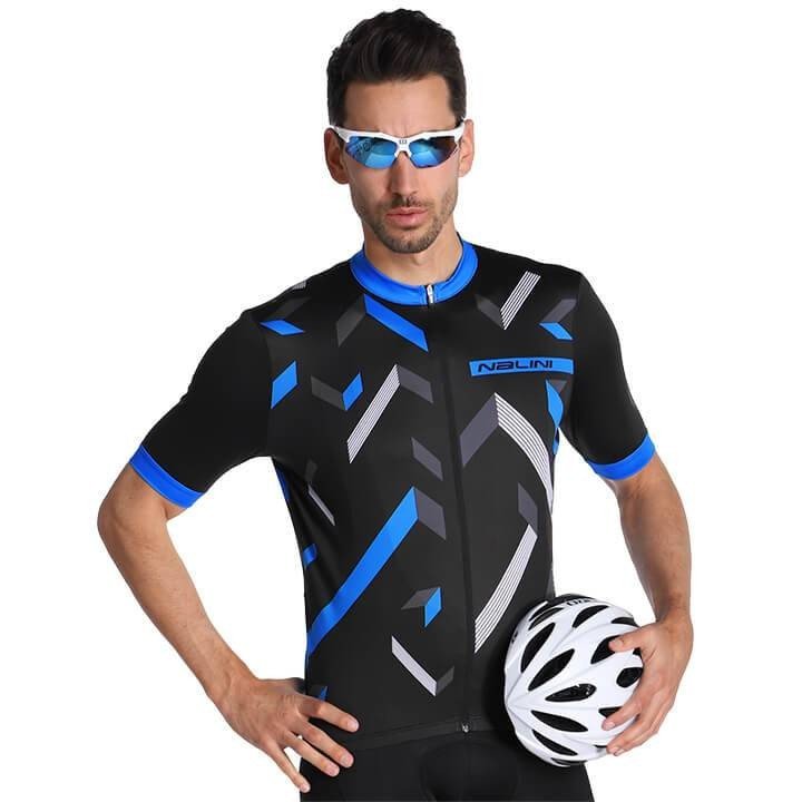 Maillot NALINI Discesa 2.0 en azul y negro, cómodo y fresco para tus rutas en bici