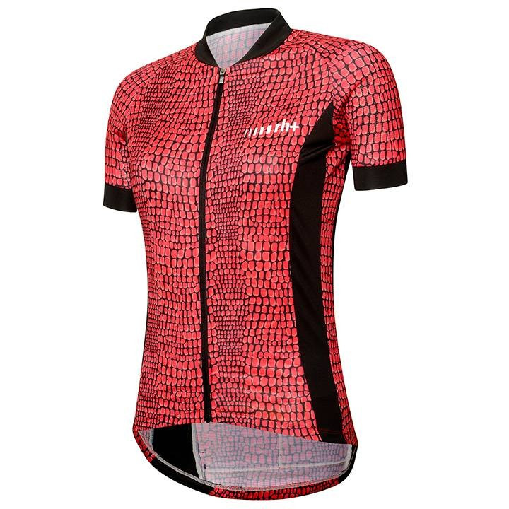 Maillot corto mujer Venere rojo-negro de RH+ para ciclistas con estilo
