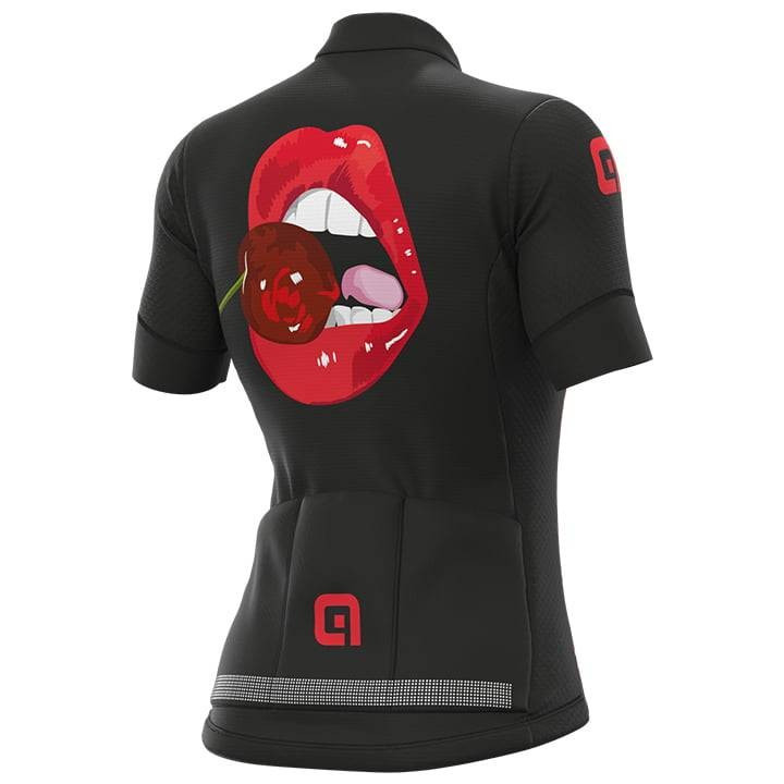 Maillot corto negro para mujer ALÉ: comodidad y estilo en cada pedaleo