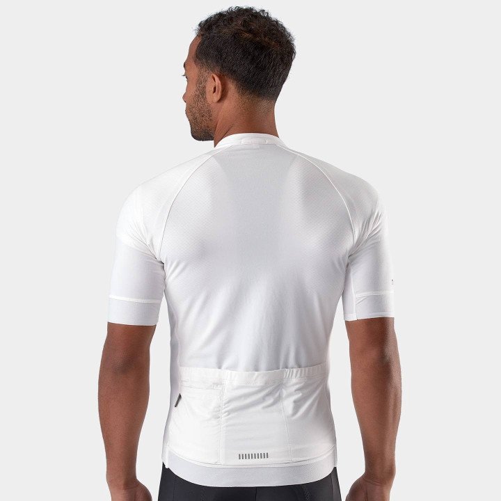 Maillot corto TREK Circuit blanco para ciclistas que buscan estilo y frescura