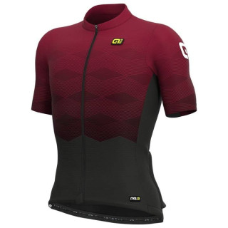 Maillot corto ALÉ Magnitude rojo: comodidad y estilo para tus rutas en bici