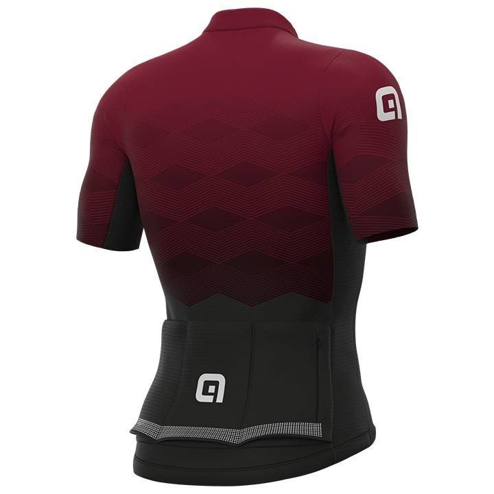 Maillot corto ALÉ Magnitude rojo: comodidad y estilo para tus rutas en bici