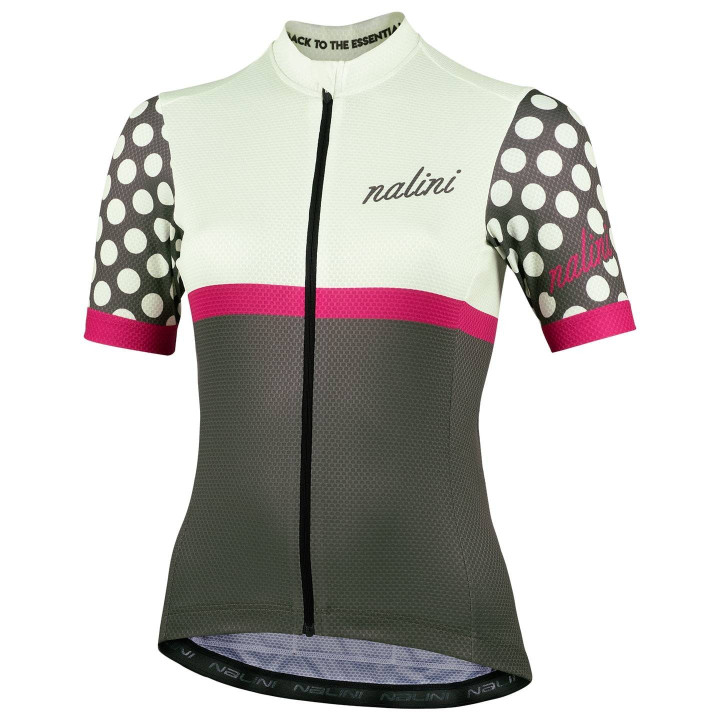 Maillot corto mujer NALINI verde oliva: comodidad y estilo para tus paseos en bici