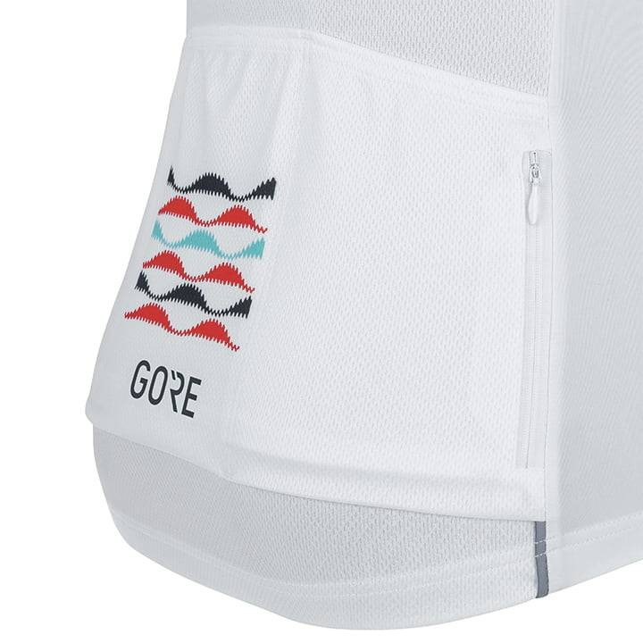 Maillot de ciclismo corto para mujer Skyline en azul y blanco de GORE WEAR