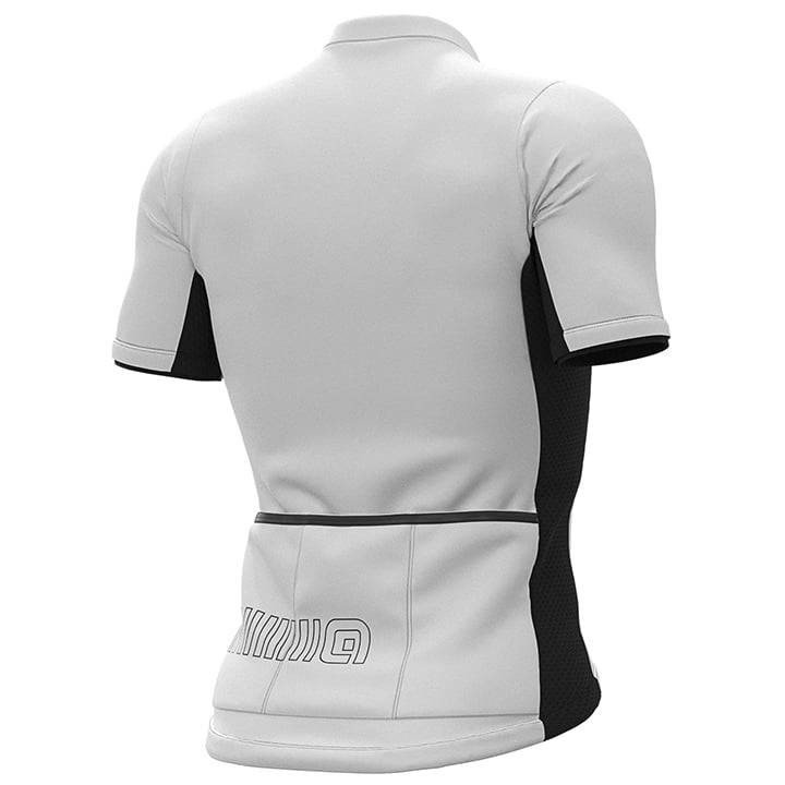 Maillot corto ALÉ Color Block en blanco, estilo y comodidad para ciclistas