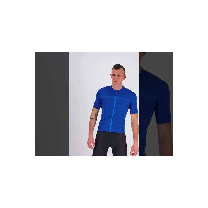Maillot corto CASTELLI Classifica azul, ideal para ciclistas que buscan comodidad y frescura