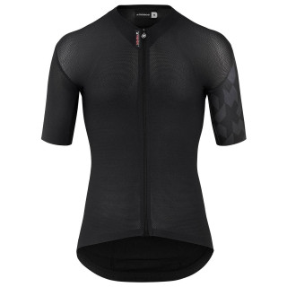 Maillot corto ASSOS Equipe RS S9 Targa negro: comodidad y frescura para tus rutas en bici