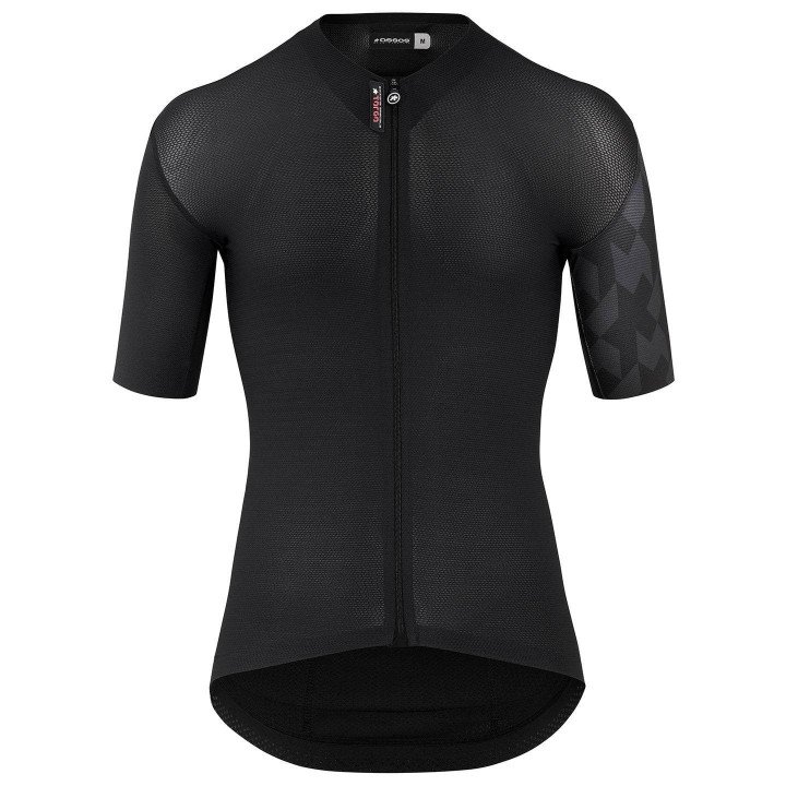 Maillot corto ASSOS Equipe RS S9 Targa negro: comodidad y frescura para tus rutas en bici