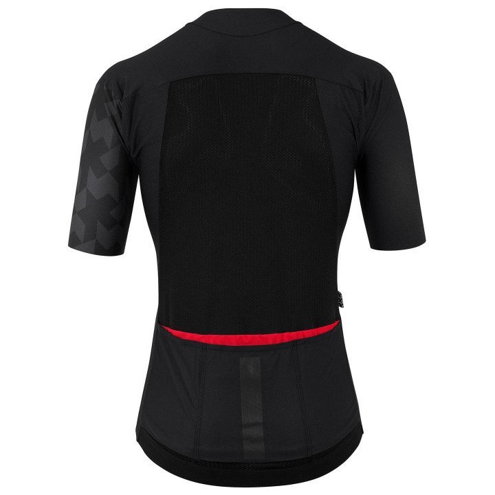 Maillot corto ASSOS Equipe RS S9 Targa negro: comodidad y frescura para tus rutas en bici