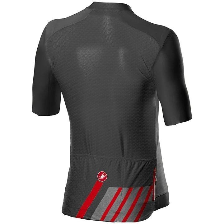 Maillot corto gris CASTELLI: comodidad y estilo para tus rutas en bici