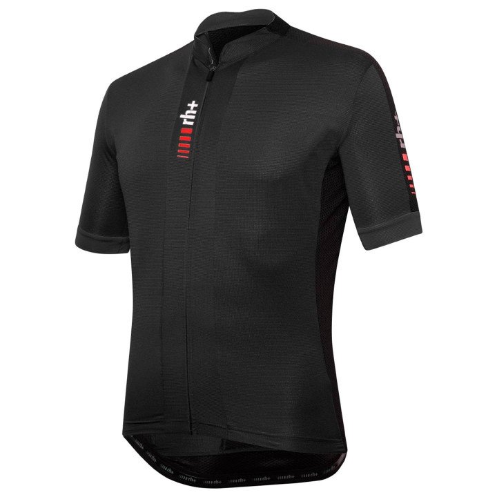 Maillot corto negro RH+ Primo: comodidad y estilo para tus rutas en bici